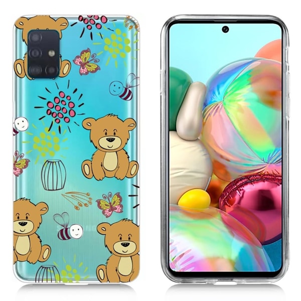 Deco Samsung Galaxy A71 deksel - Bear Brown