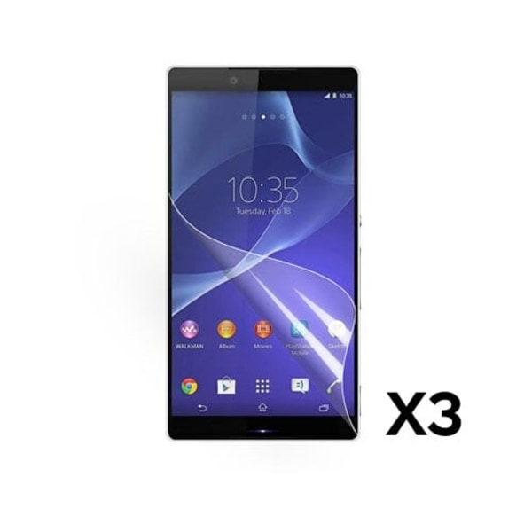 Displayskydd Til Sony Xperia Z3 - 3 Stycken Transparent