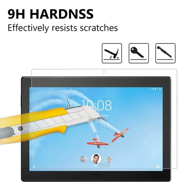 Lenovo Tab P10 arc edge tempered glass screen protector Transparent