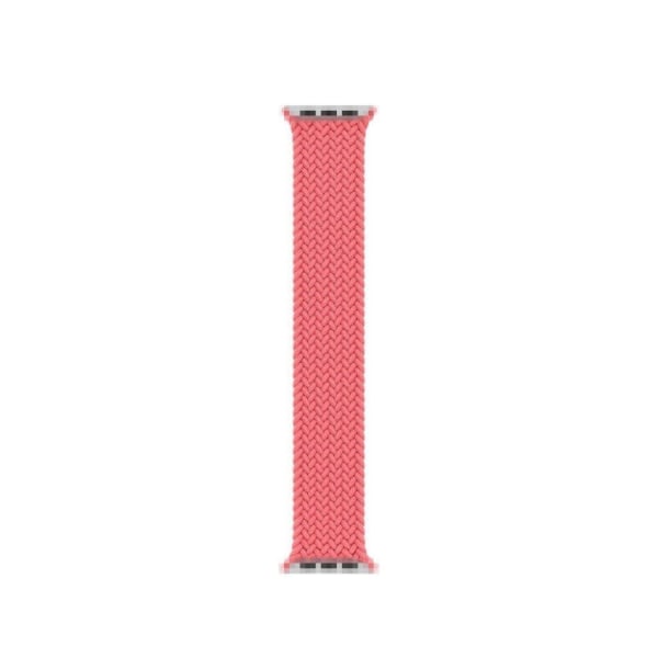 Apple Watch Series 6 / 5 44mm nylon urrem - Lyserød / Størrelse: L Pink