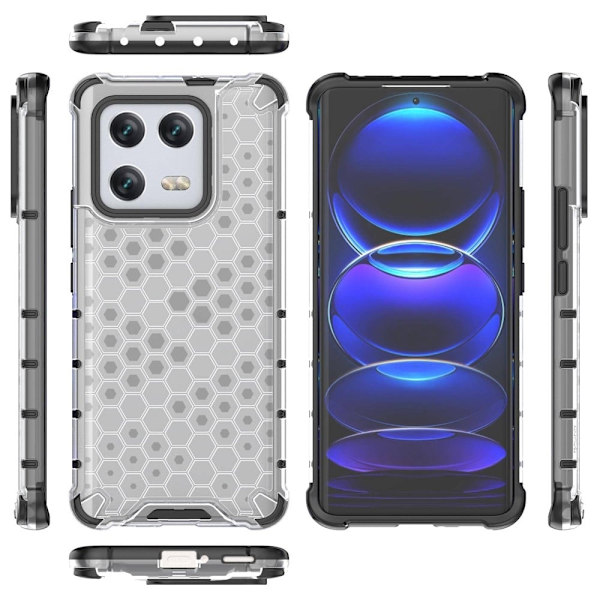 Bofink Honeycomb Xiaomi 13 Pro skal - Silver/Grå Silvergrå