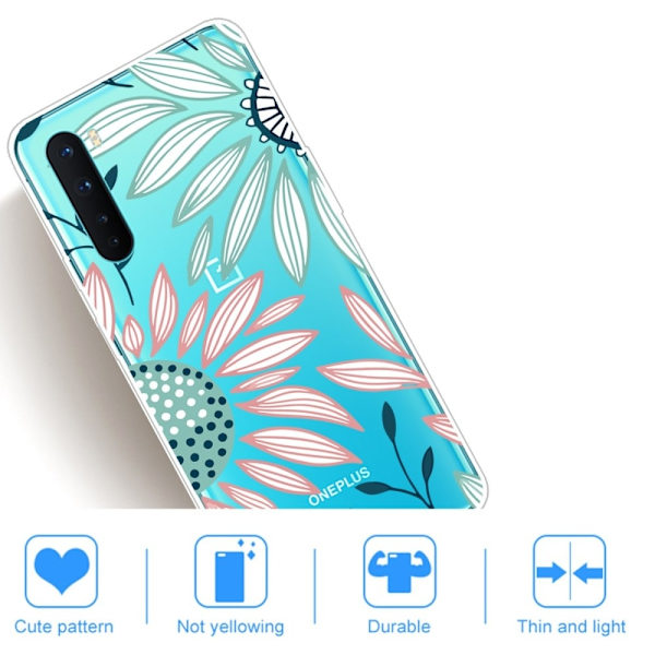Deco OnePlus Nord Etui - Krysantemum Green