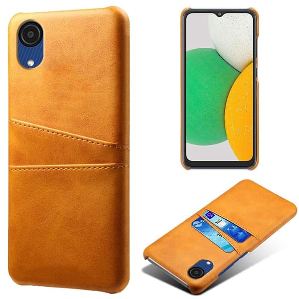 Dual Card Suojakotelo Samsung Galaxy A23e - Oranssi Orange