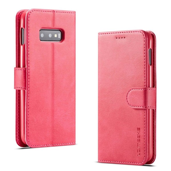 LC.Imeeke läder Samsung Galaxy S10e fodral - Rosa Rosa