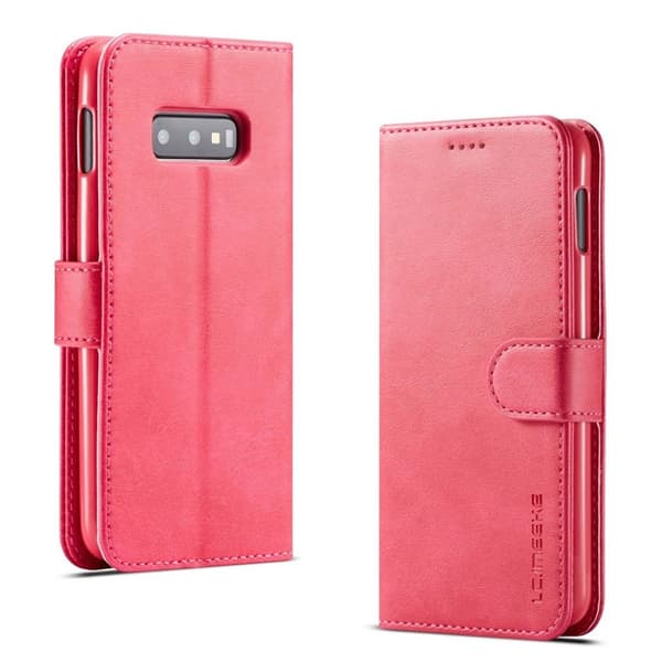 LC.IMEEKE Samsung Galaxy S10e lommebok deksel - Rose Pink