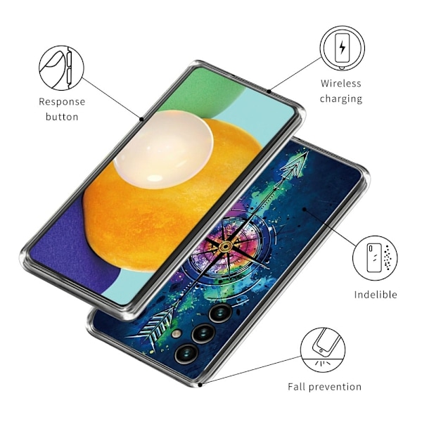 Deco Samsung Galaxy A54 Etui - Arrow Blue