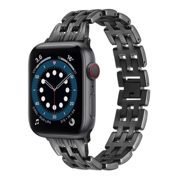 Apple Watch 40 mm urrem i vævet stil - Sort Black