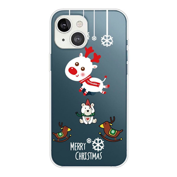 Joulu iPhone 14 tapauksessa - Troijalainen Karhu Peura Multicolor