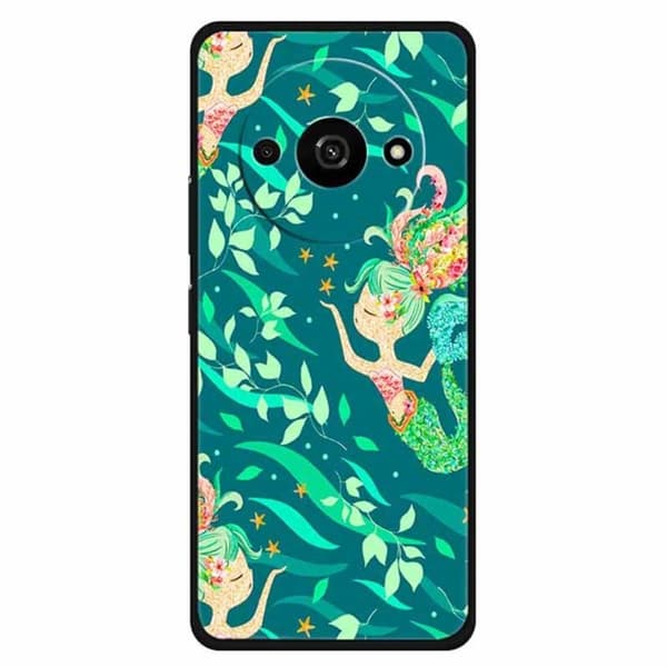 Imagine Xiaomi Redmi A3 / Xiaomi Poco C61 deksel - Skjønnhetsfisk Green