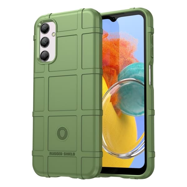 Rugged Shield Suojakotelo Samsung Galaxy M14 - Vihreä Green