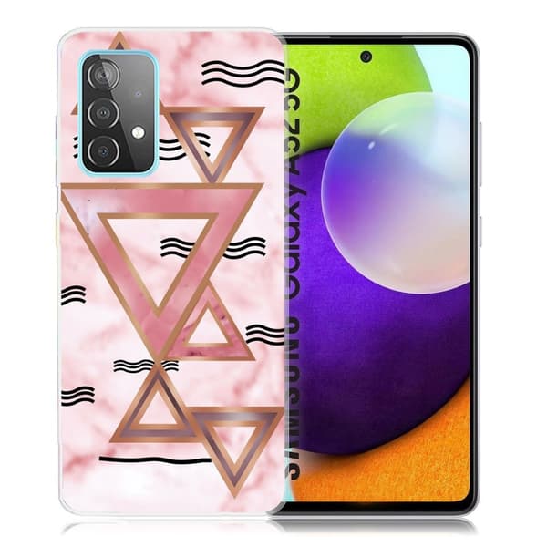Marble Samsung Galaxy A52 5G Etui - Rose Colored Trekanter Pink