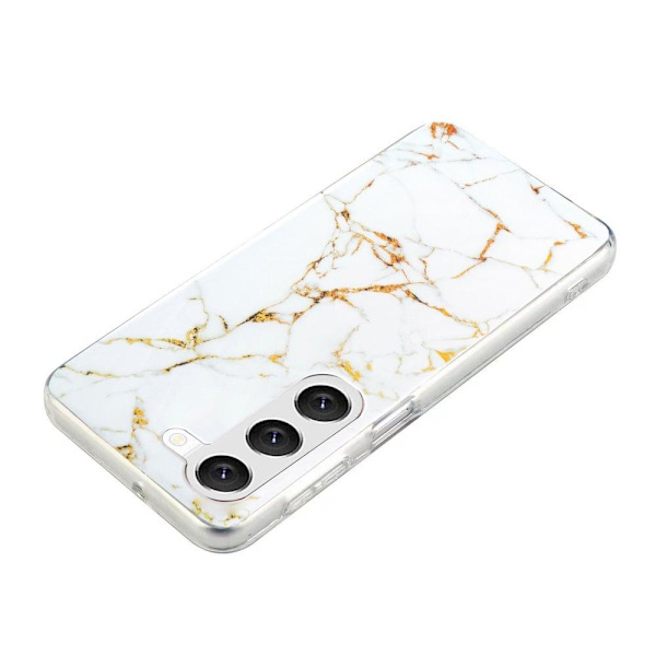 Marble Samsung Galaxy S23 Plus Suojakotelo - Valkoinen White