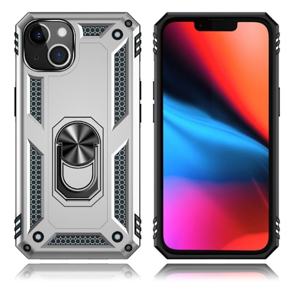 Bofink Combat iPhone 13 cover - Sølv/Grå Silver grey