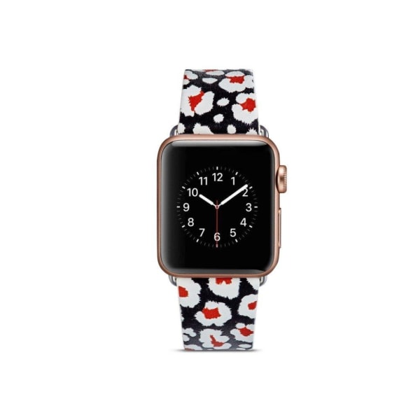 Apple Watch Series 4 40mm utbytbart klock armband av mönstrat äk multifärg