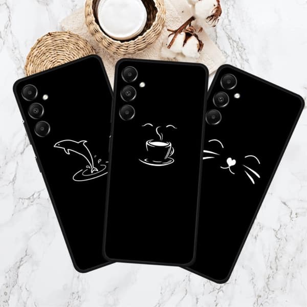 Imagine Samsung Galaxy A05s kotelot - Kissa Black