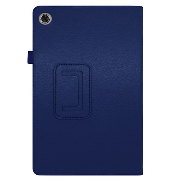 Lenovo Tab M10 FHD Plus litchi læderetui - Mørkeblå Blue