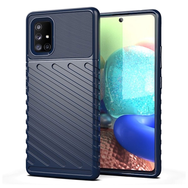 Thunder Samsung Galaxy A71 5G deksel - Blå Blue