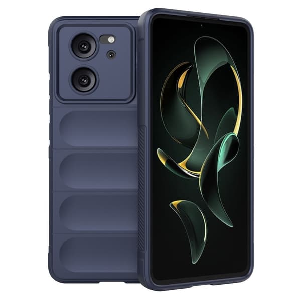 Blødt grebsformet cover til Xiaomi Redmi K60 Ultra - Blå Blue