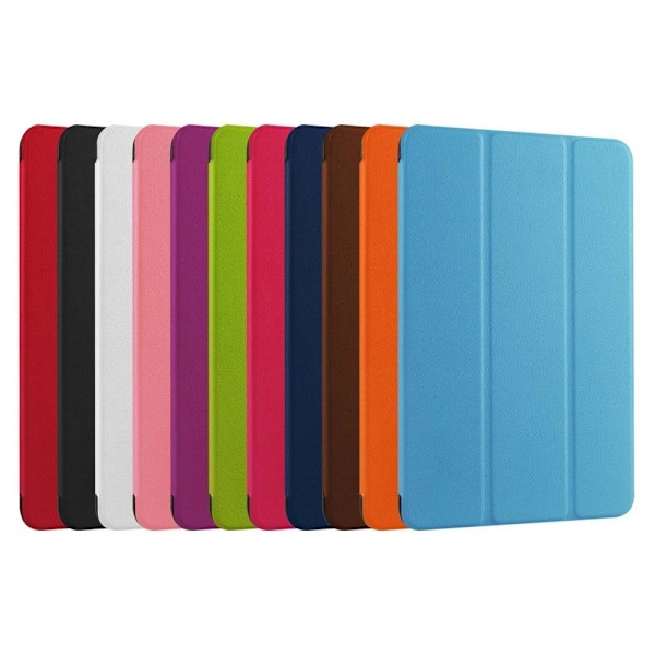 Gaarder Lines læder-etui med stander til Samsung Galaxy Tab E 9.6  - Rød Red
