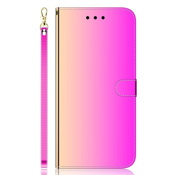 Mirror etui til iPhone 14 Pro Max - Pink Pink