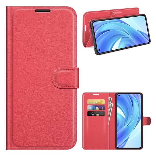 Classic Xiaomi Mi 11 Lite 5G / Mi 11 Lite Flippetui - Rød Red