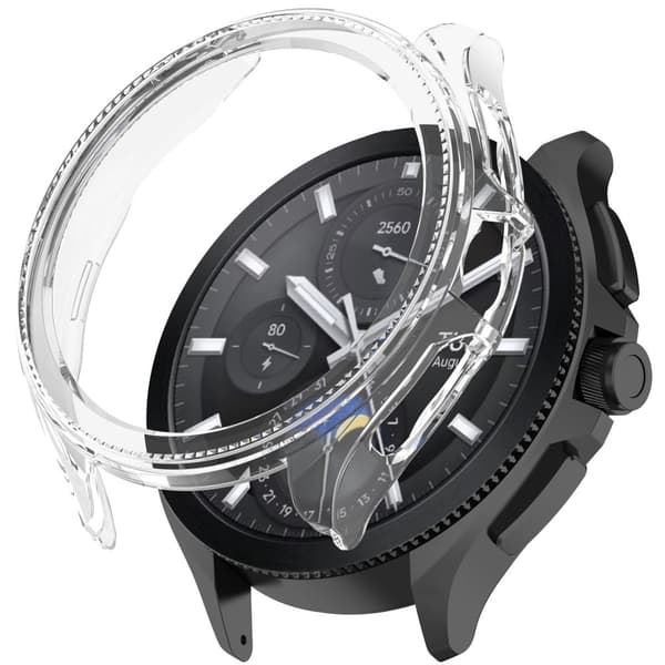 Xiaomi Watch 2 Pro skyddande ramhårt urholkat klockfodral - Transparent Transparent