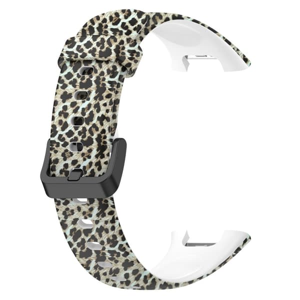 Xiaomi Mi Band 7 Pro urrem i silikone med cool mønster - Leopard Print Brown