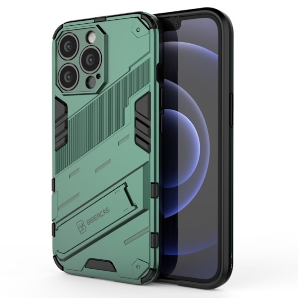 Stöttåligt iPhone 13 Pro hybridskal - Grön Grön