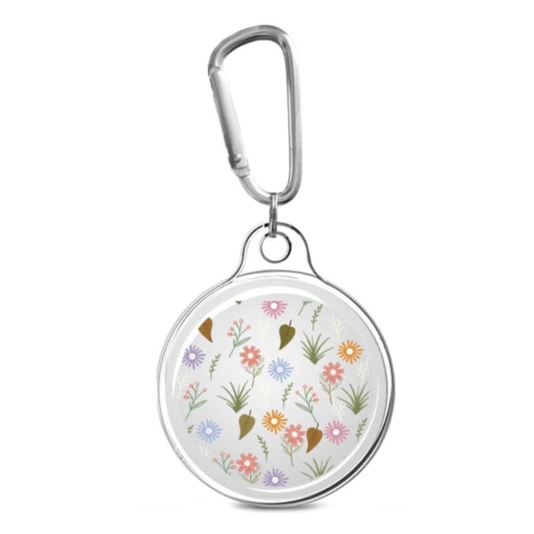AirTags unique pattern cover with key ring - Colorful Flowers multifärg