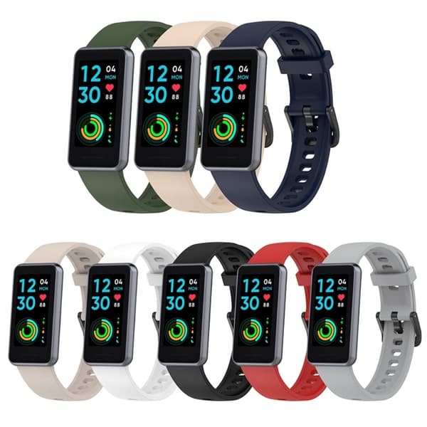 Realme Band 2 silikonikellon hihna - Musta Black