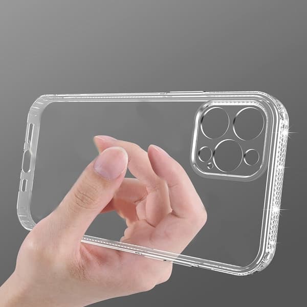 Ultratynt, gjennomsiktig etui for iPhone 13 Pro Max Transparent