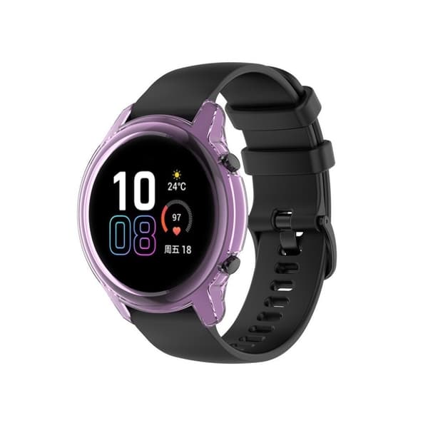 Honor MagicWatch 2 42 mm hållbart fodral - Transparent Lila Lila