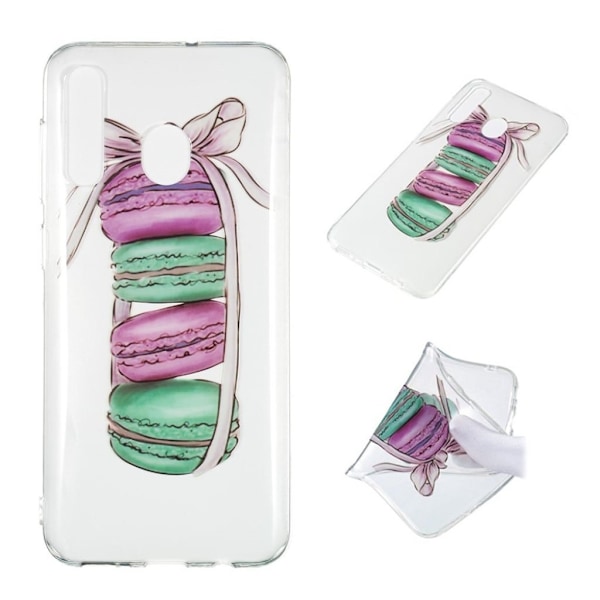 Samsung Galaxy A50 Mönster fodral - Macarons multifärg