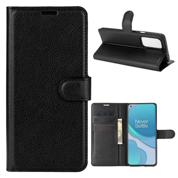 Classic OnePlus 9 Flippetui - Svart Black