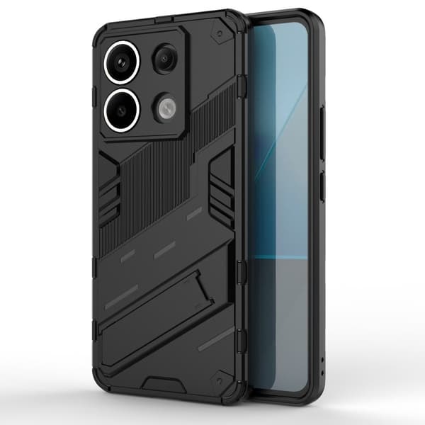 Støtsikkert hybriddeksel med et moderne preg for Xiaomi Redmi Note 13 Pro 5G  - Svart Black