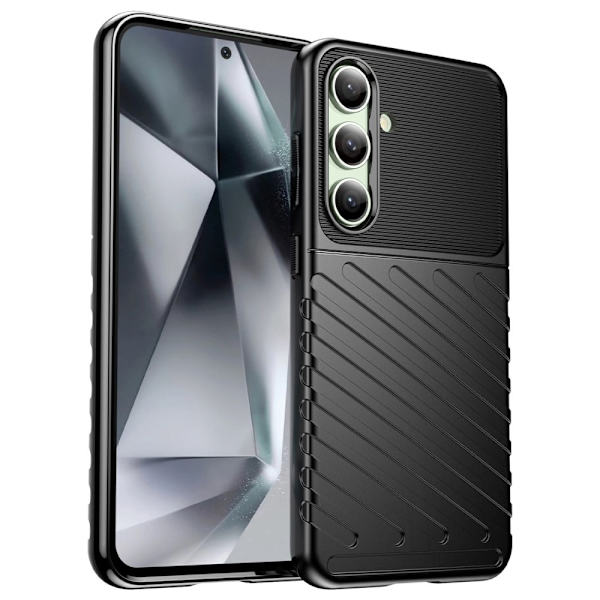 Thunder Samsung Galaxy S24 FE deksel - Svart Black