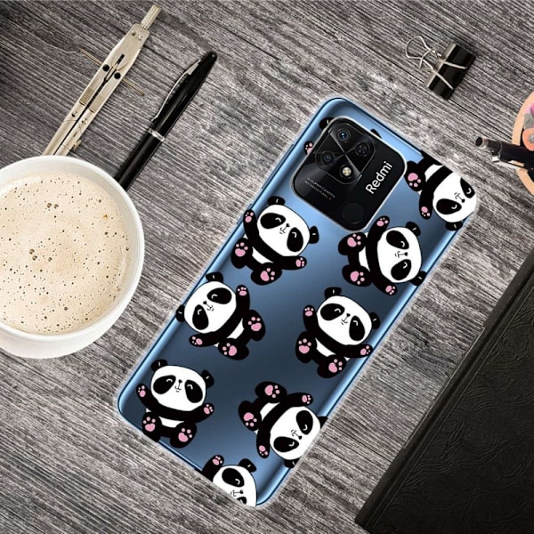 Deco Xiaomi Redmi 10C Suojakotelo - Pandas Black