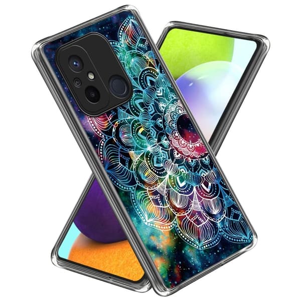 Deco Xiaomi Redmi 12C deksel - Stjernehimmel / Mandala Blue