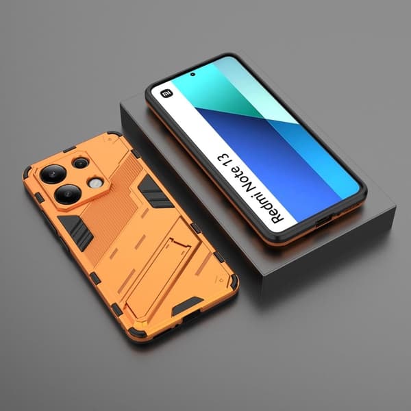 Stötsäkert Xiaomi Redmi Note 13 4G skal med modernt utseende - Orange Orange