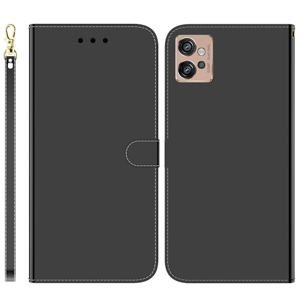 Mirror Motorola Moto G32 fodral - Svart Svart