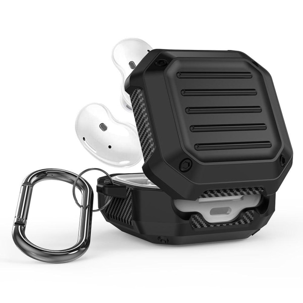 Opladningsetui med spænde til Samsung Galaxy Buds2 / Buds Pro / Live - Grøn Green