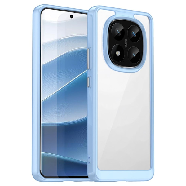 Xiaomi Redmi Note 14 Pro Plus 5G smart akryl cover - Blå Blue