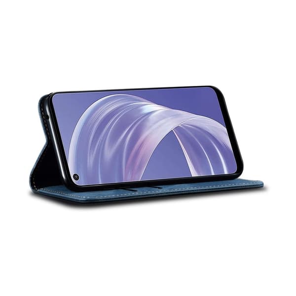 Jeans Samsung Galaxy A73 fodral - Blå Blå