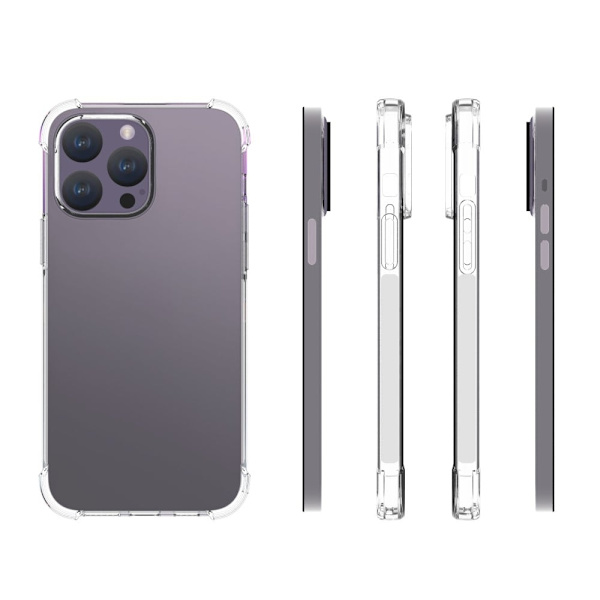 Lux-Case Airbag-skydd för iPhone 15 Pro Max Transparent