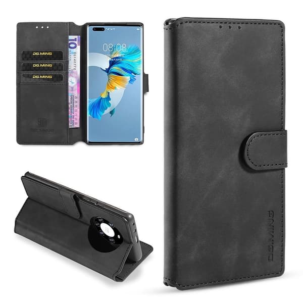 DG.MING Huawei Mate 40 Pro Plus retrokuoret - Musta Black