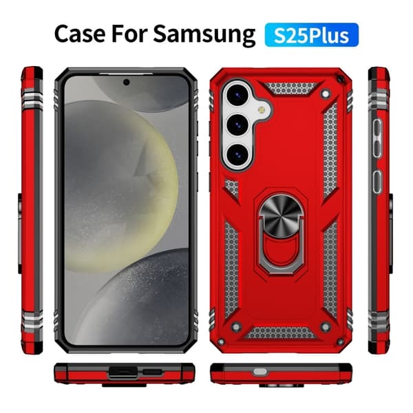 Bofink Combat Samsung Galaxy S25 Plus cover - Rød Red