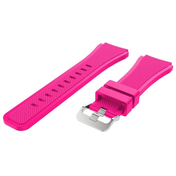 Samsung Gear S3 fleksibelt silikonerem - Hot pink Pink