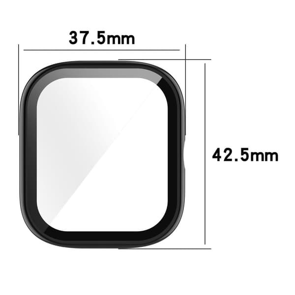 Amazfit GTS 4 Mini-deksel med herdet glass - Elfenbenshvit White