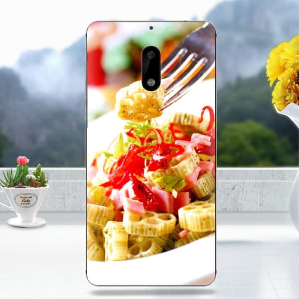 Nokia 6 Deksel laget av silikon - Dessert Multicolor