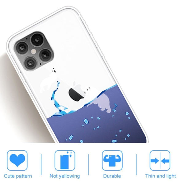 Deco iPhone 12 Mini kotelot - Jääkarhu White